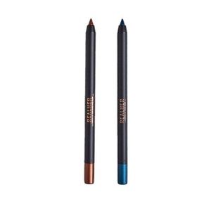 Realher Metallic Eyeliner Duo. Metallic bronze and metallic teal.